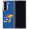 University of Kansas Jayhawks Mascot Outline Galaxy Z Fold7 Clear Case
