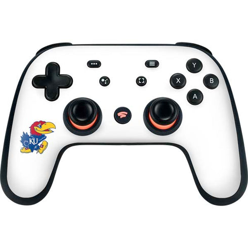 University of Kansas Jayhawks Mascot Outline Google Stadia Controller Skin