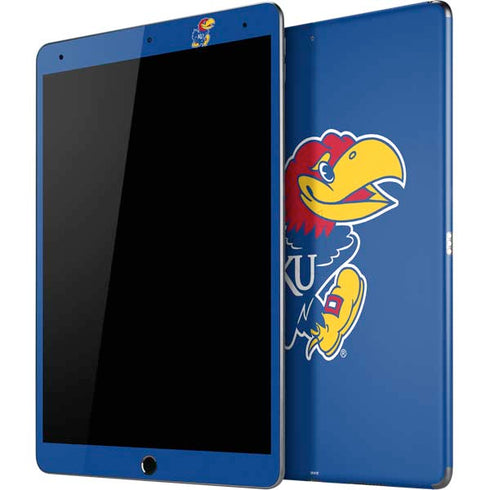 University of Kansas Jayhawks Mascot Outline iPad Skins