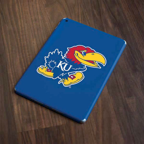 University of Kansas Jayhawks Mascot Outline Apple iPad Skin