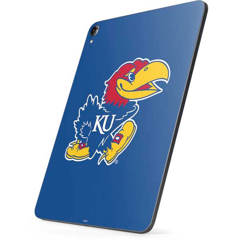 University of Kansas Jayhawks Mascot Outline Apple iPad Pro Skin