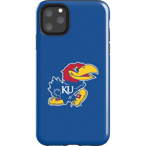 University of Kansas Jayhawks Mascot Outline iPhone Cases