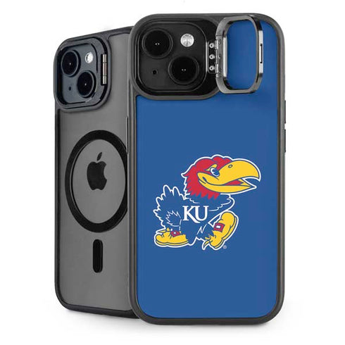 University of Kansas Jayhawks Mascot Outline iPhone 14 Kickstand Case