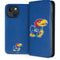 University of Kansas Jayhawks Mascot Outline iPhone 15 Plus Folio Case