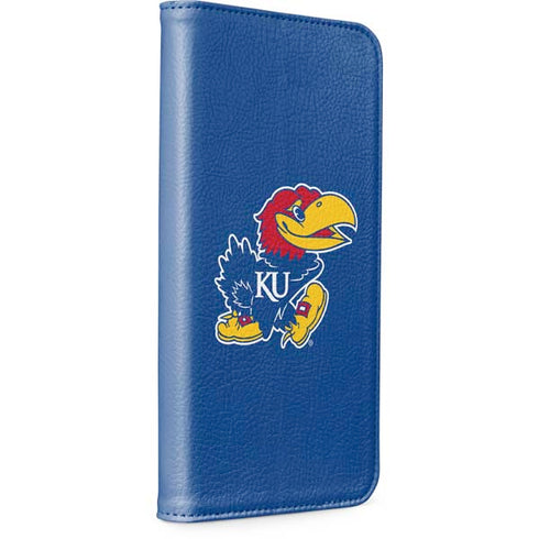 University of Kansas Jayhawks Mascot Outline iPhone 15 Pro Folio Case