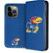 University of Kansas Jayhawks Mascot Outline iPhone 15 Pro Folio Case