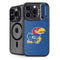University of Kansas Jayhawks Mascot Outline iPhone 15 Pro Kickstand Case