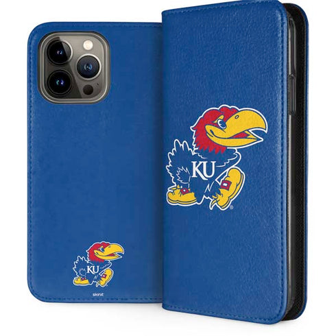 University of Kansas Jayhawks Mascot Outline iPhone Cases
