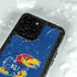University of Kansas Jayhawks Mascot Outline iPhone 15 Pro Waterproof Case