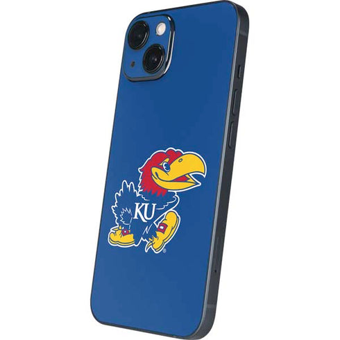 University of Kansas Jayhawks Mascot Outline iPhone 15 Skin