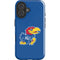 University of Kansas Jayhawks Mascot Outline iPhone 16 Plus Impact Case