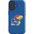University of Kansas Jayhawks Mascot Outline iPhone 16 Plus Impact Case