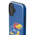 University of Kansas Jayhawks Mascot Outline iPhone 16 Plus Impact Case