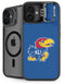 University of Kansas Jayhawks Mascot Outline iPhone 16 Plus Kickstand Case