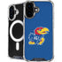 University of Kansas Jayhawks Mascot Outline iPhone 16 Plus MagSafe Case