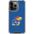 University of Kansas Jayhawks Mascot Outline iPhone 16 Pro Clear Case