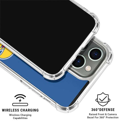 University of Kansas Jayhawks Mascot Outline iPhone 16 Pro Clear Case
