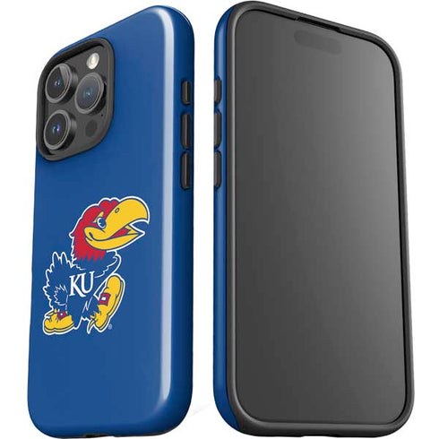 University of Kansas Jayhawks Mascot Outline iPhone 16 Pro Impact Case