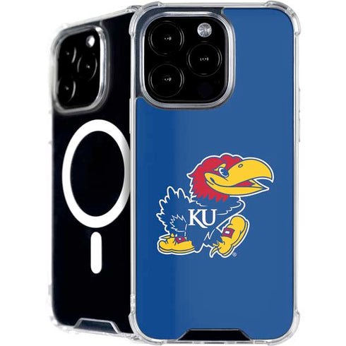 University of Kansas Jayhawks Mascot Outline iPhone 16 Pro MagSafe Case