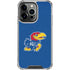 University of Kansas Jayhawks Mascot Outline iPhone 16 Pro Max Clear Case