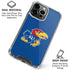 University of Kansas Jayhawks Mascot Outline iPhone 16 Pro Max Clear Case