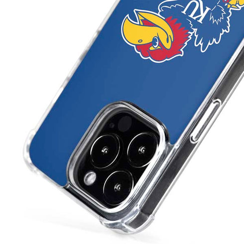 University of Kansas Jayhawks Mascot Outline iPhone 16 Pro Max MagSafe Case