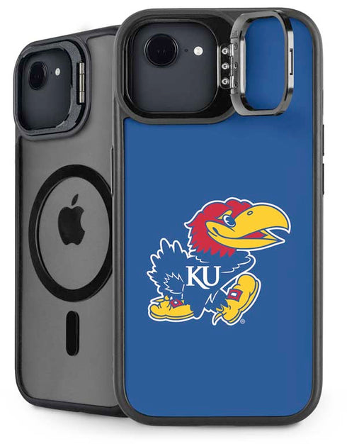 University of Kansas Jayhawks Mascot Outline iPhone 16e Kickstand Case