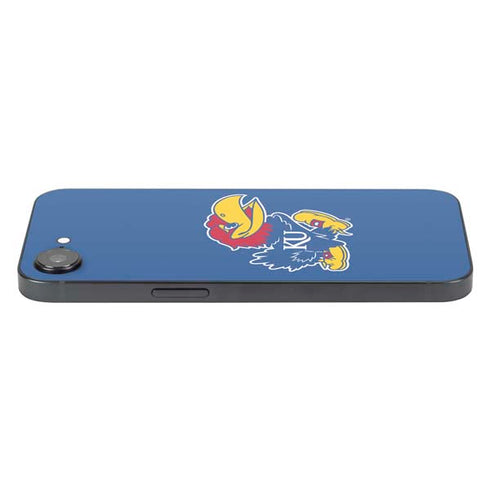 University of Kansas Jayhawks Mascot Outline iPhone 16e Skin
