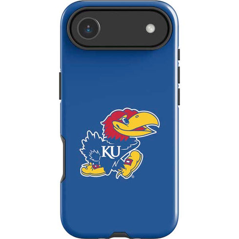 University of Kansas Jayhawks Mascot Outline iPhone 17 Air Impact Case