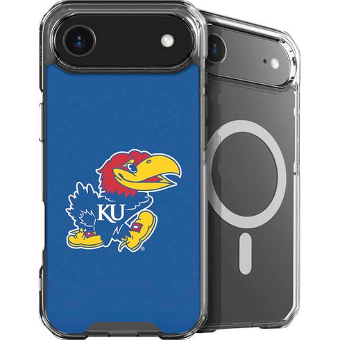 University of Kansas Jayhawks Mascot Outline iPhone 17 Air MagSafe Case