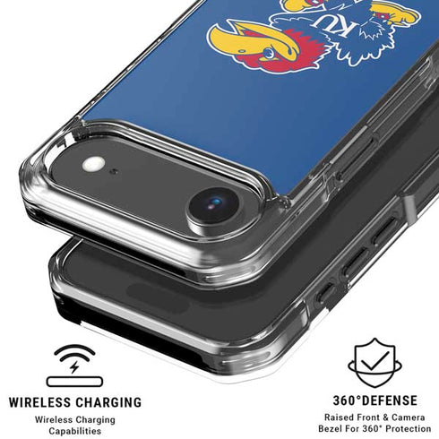 University of Kansas Jayhawks Mascot Outline iPhone 17 Air MagSafe Case