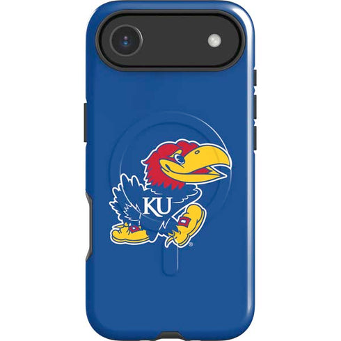 University of Kansas Jayhawks Mascot Outline iPhone 17 Air Magsafe Impact Case