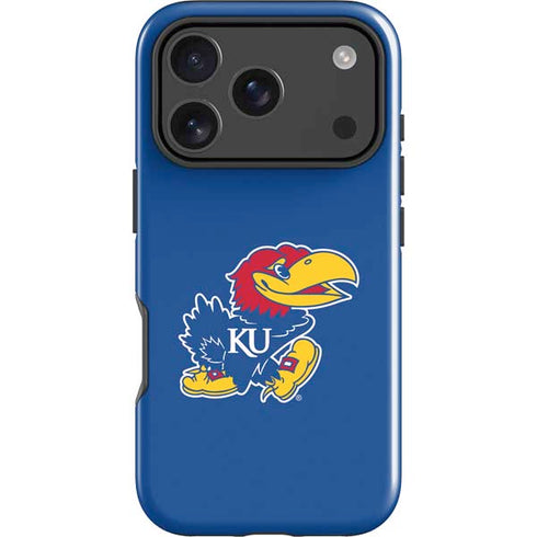University of Kansas Jayhawks Mascot Outline iPhone 17 Pro Impact Case
