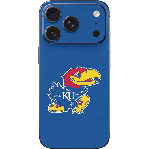 University of Kansas Jayhawks Mascot Outline iPhone 17 Pro Max Skin