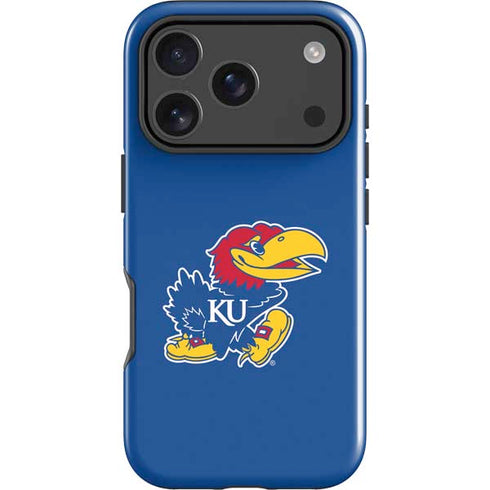 University of Kansas Jayhawks Mascot Outline iPhone 18 Pro Max Impact Case