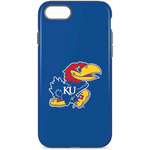 University of Kansas Jayhawks Mascot Outline iPhone Cases