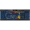 University of Kansas Jayhawks Mascot Outline K95 RGB PLATINUM Mechanical Gaming Keyboard Skin
