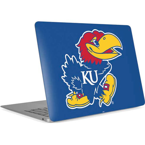 University of Kansas Jayhawks Mascot Outline Apple MacBook Air Skin