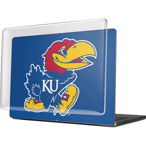 University of Kansas Jayhawks Mascot Outline MacBook Pro 14in (2021-24) Case plus Skin
