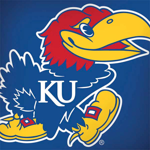 University of Kansas Jayhawks Mascot Outline MacBook Skins