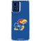 University of Kansas Jayhawks Mascot Outline Moto G 5G (2024) Clear Case