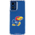University of Kansas Jayhawks Mascot Outline Moto G 5G (2024) Clear Case