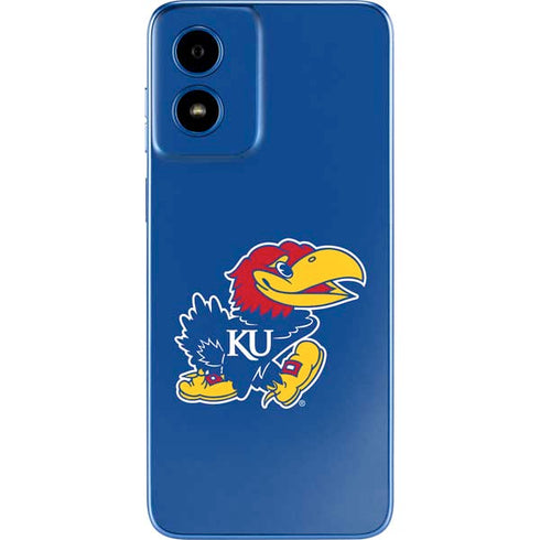 University of Kansas Jayhawks Mascot Outline Moto G Play 4G (2024) Skin