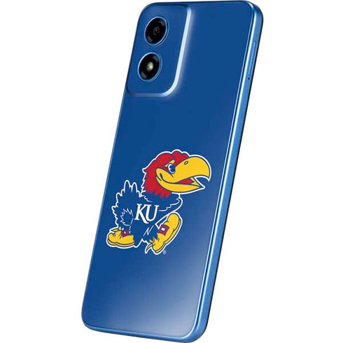 University of Kansas Jayhawks Mascot Outline Moto G Play 4G (2024) Skin