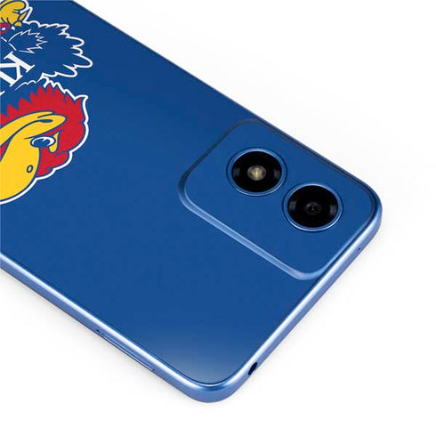 University of Kansas Jayhawks Mascot Outline Moto G Play 4G (2024) Skin