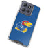 University of Kansas Jayhawks Mascot Outline Moto G Play 5G (2025) Clear Case