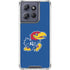 University of Kansas Jayhawks Mascot Outline Moto G Power 5G (2025) Clear Case