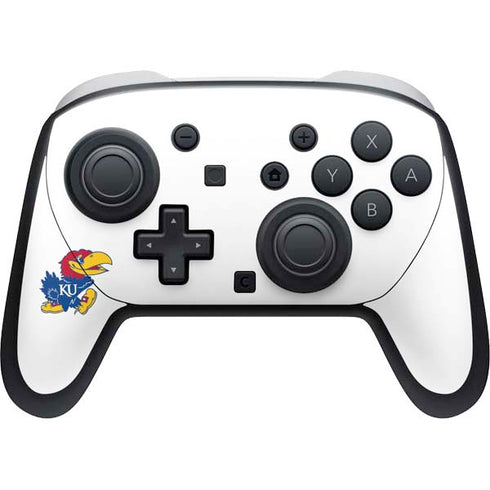 University of Kansas Jayhawks Mascot Outline Nintendo Switch 2 (2025) Pro Controller Skin