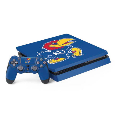 University of Kansas Jayhawks Mascot Outline PlayStation PS4 Skins