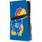 University of Kansas Jayhawks Mascot Outline PS5 Pro Disk Console Skin